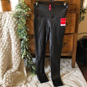 SPANX Faux Leather Leggings